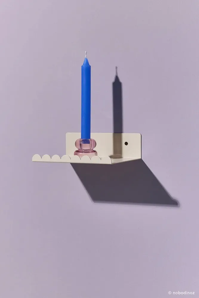 Etagères - Petite étagère murale en acier laqué - NOBODINOZ