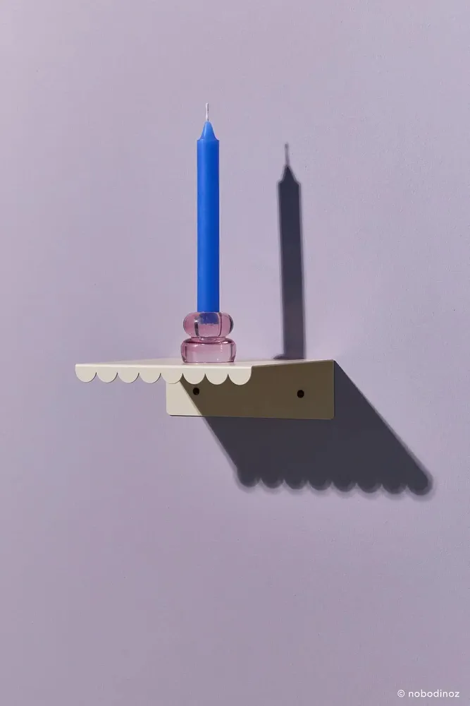 Etagères - Petite étagère murale en acier laqué - NOBODINOZ