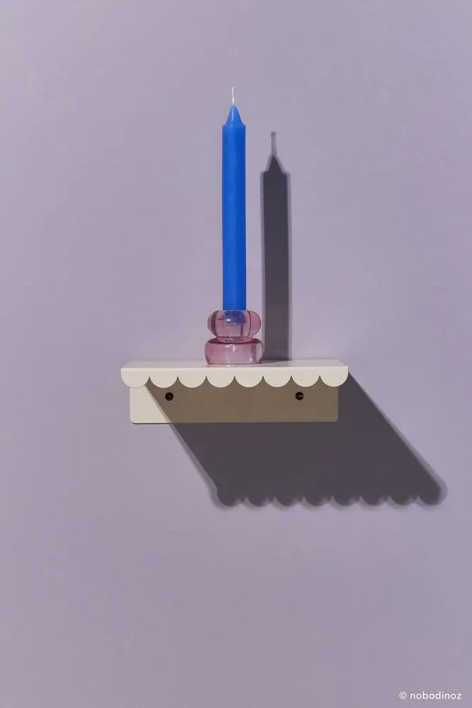 Etagères - Petite étagère murale en acier laqué - NOBODINOZ