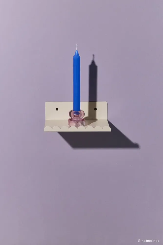 Etagères - Petite étagère murale en acier laqué - NOBODINOZ