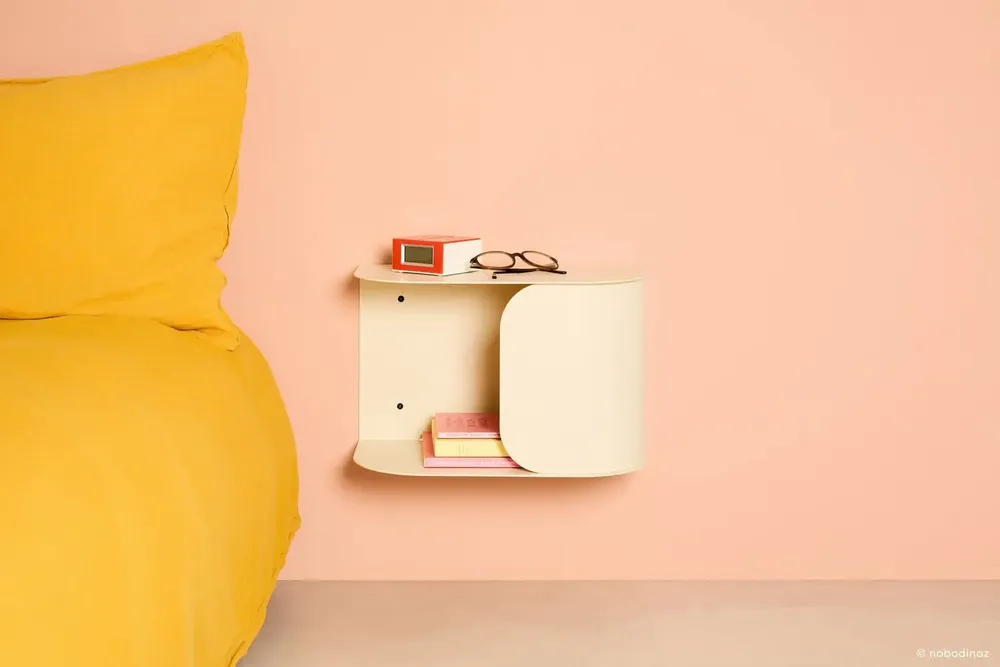 Shelves - Steel wall bedside table - NOBODINOZ
