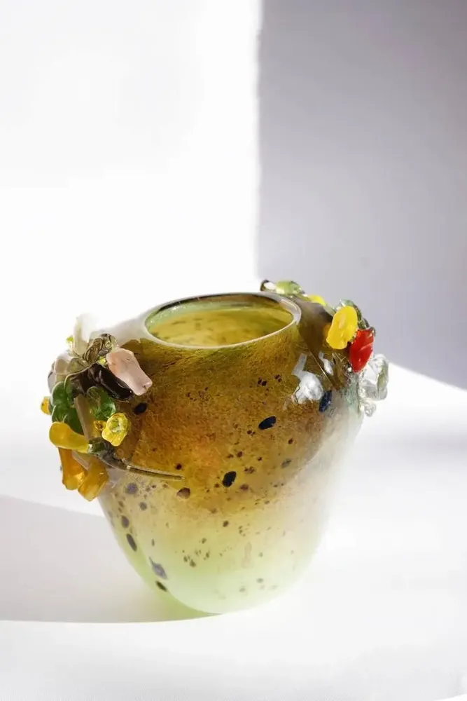 Vases - Collection de vases en verre «Between Water and Stone» - GALERIE SANA MOREAU