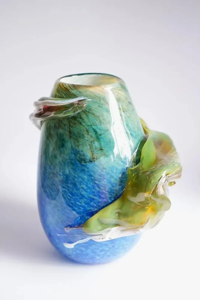 Vases - Collection de vases en verre «Between Water and Stone» - GALERIE SANA MOREAU