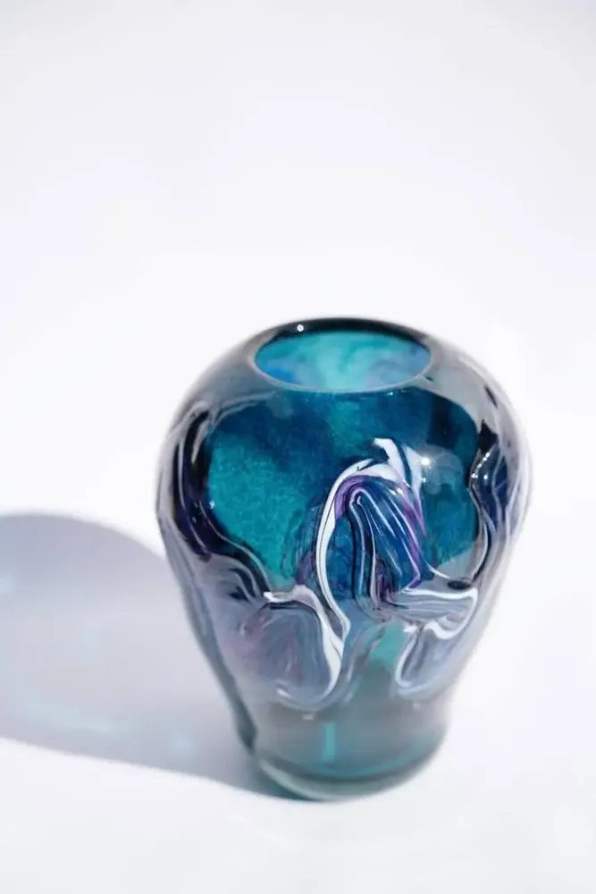 Vases - Collection de vases en verre «Between Water and Stone» - GALERIE SANA MOREAU