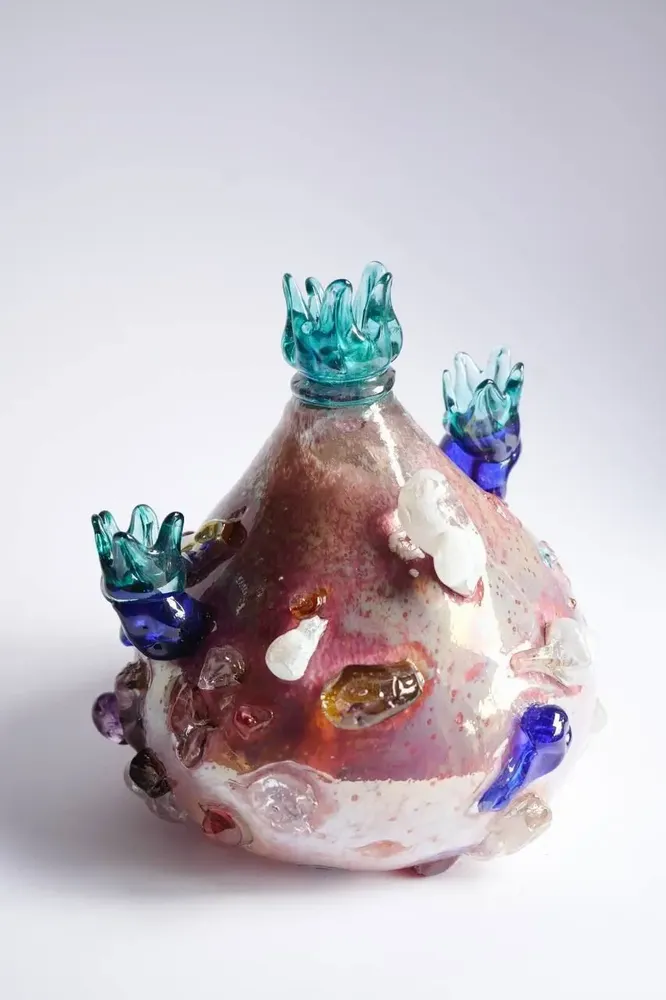 Vases - Collection de vases en verre «Between Water and Stone» - GALERIE SANA MOREAU