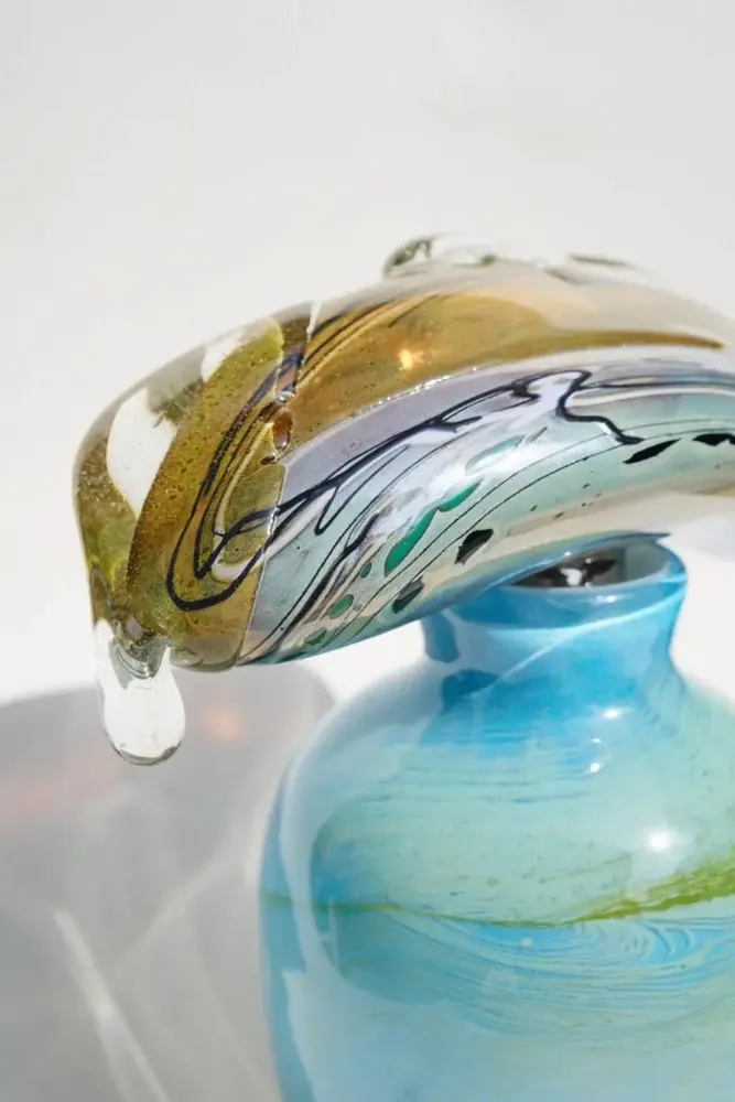 Vases - Collection de vases en verre «Between Water and Stone» - GALERIE SANA MOREAU