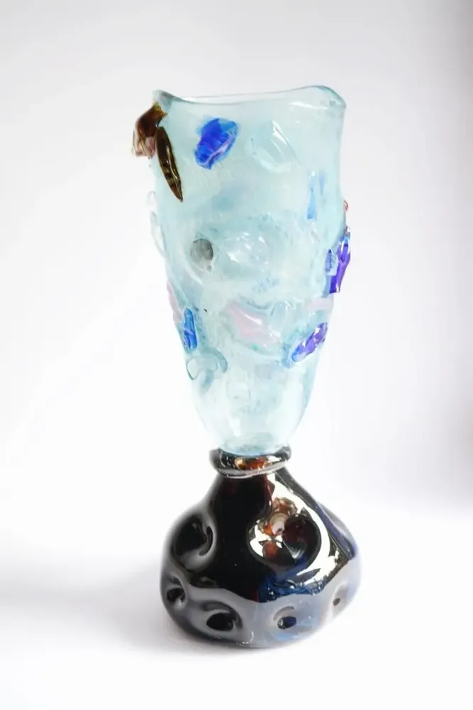 Vases - Collection de vases en verre «Between Water and Stone» - GALERIE SANA MOREAU