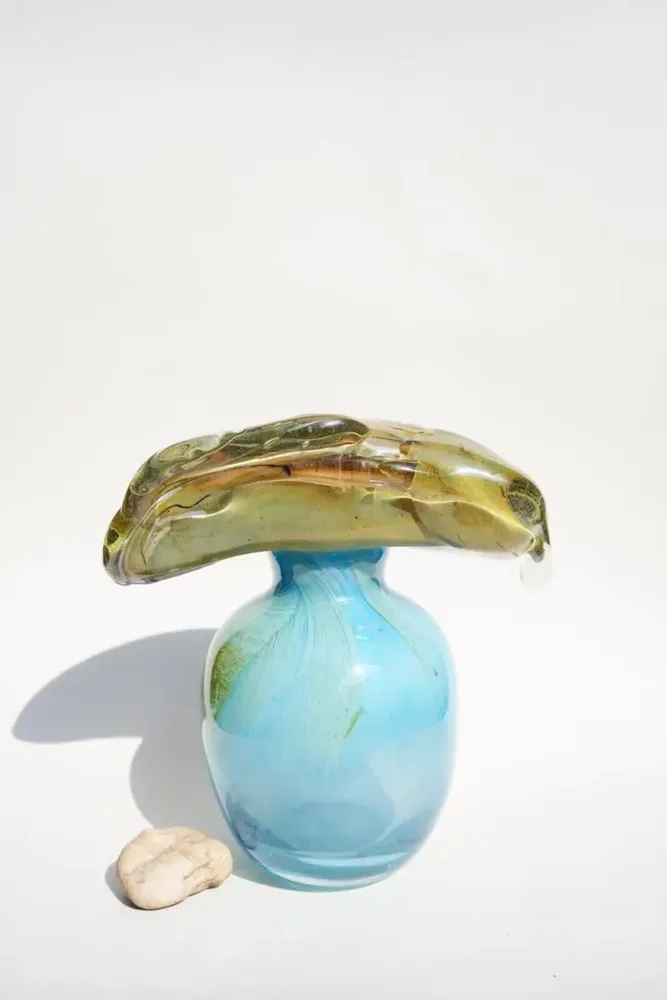 Vases - Collection de vases en verre «Between Water and Stone» - GALERIE SANA MOREAU