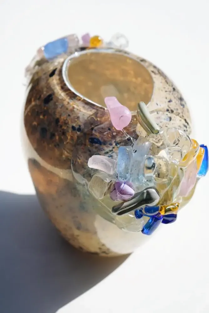 Vases - Collection de vases en verre «Between Water and Stone» - GALERIE SANA MOREAU