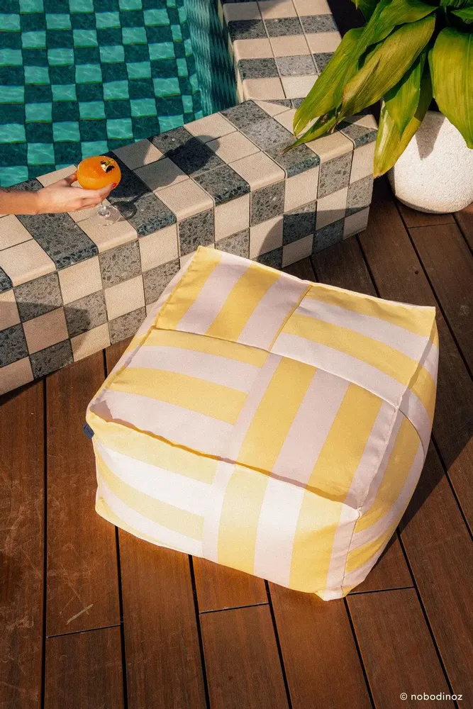 Fauteuils de jardin - Pouf d'extérieur ottoman - taille adulte - Otto - NOBODINOZ