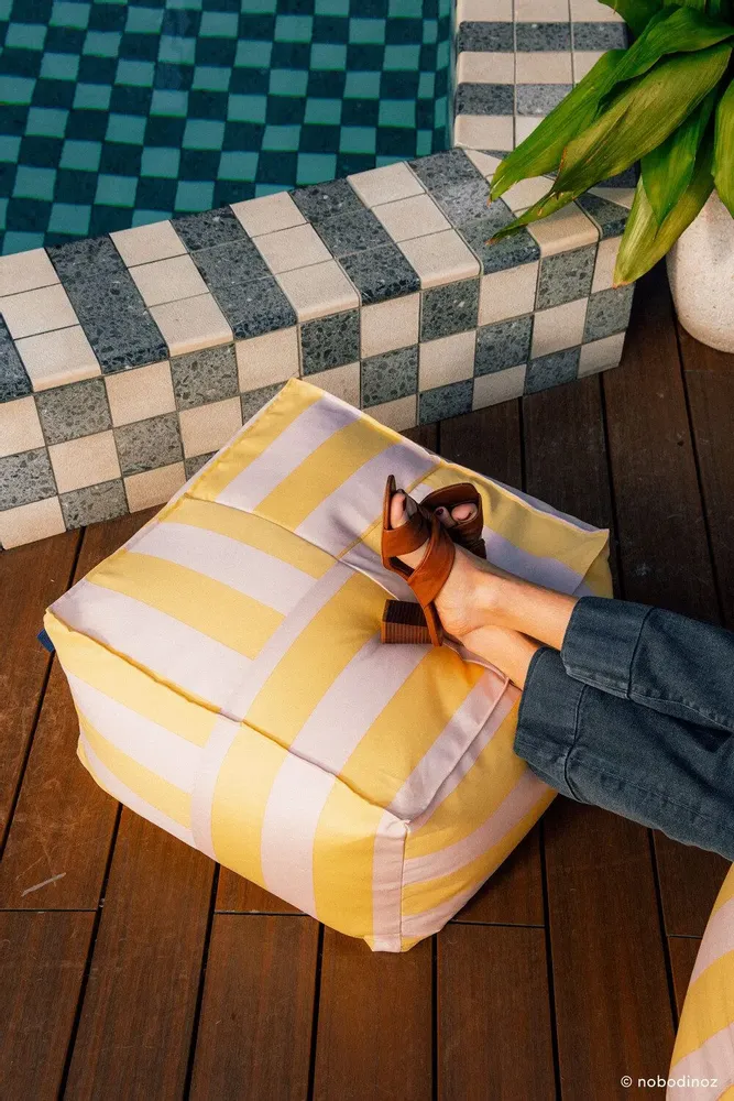 Fauteuils de jardin - Pouf d'extérieur ottoman - taille adulte - Otto - NOBODINOZ
