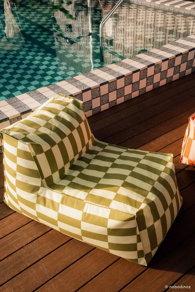 Fauteuils de jardin - Pouf long d'extérieur - taille adult - Matteo - NOBODINOZ