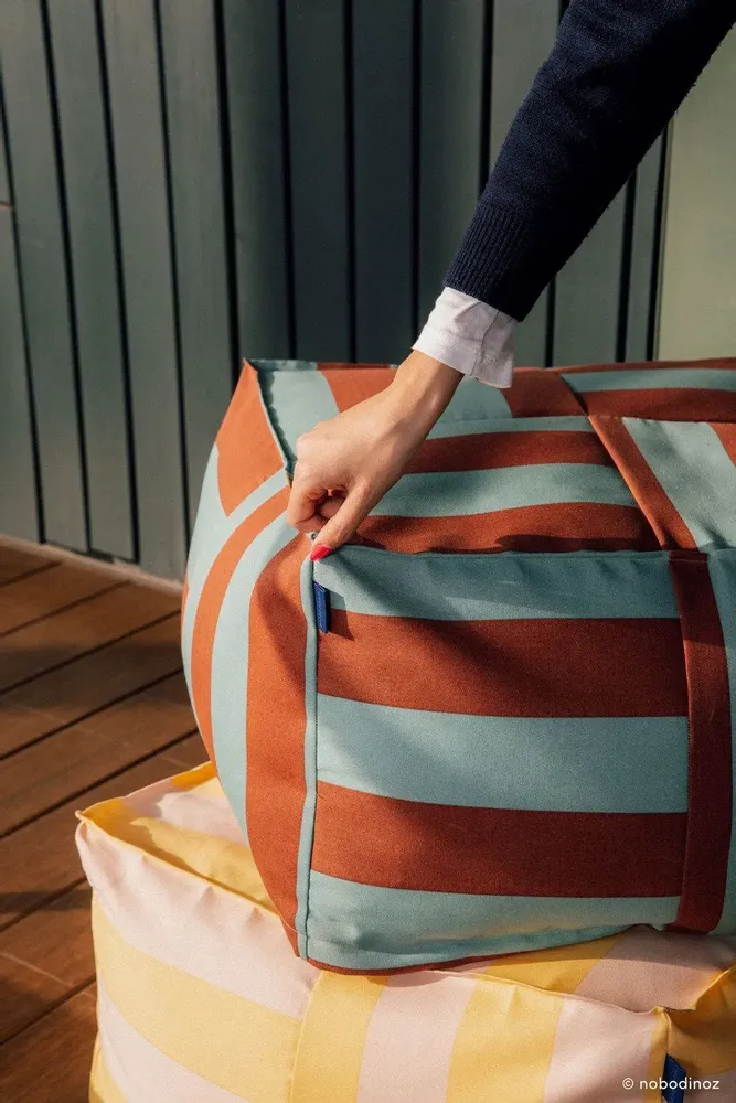 Fauteuils de jardin - Pouf d'extérieur ottoman - taille adulte - Otto - NOBODINOZ