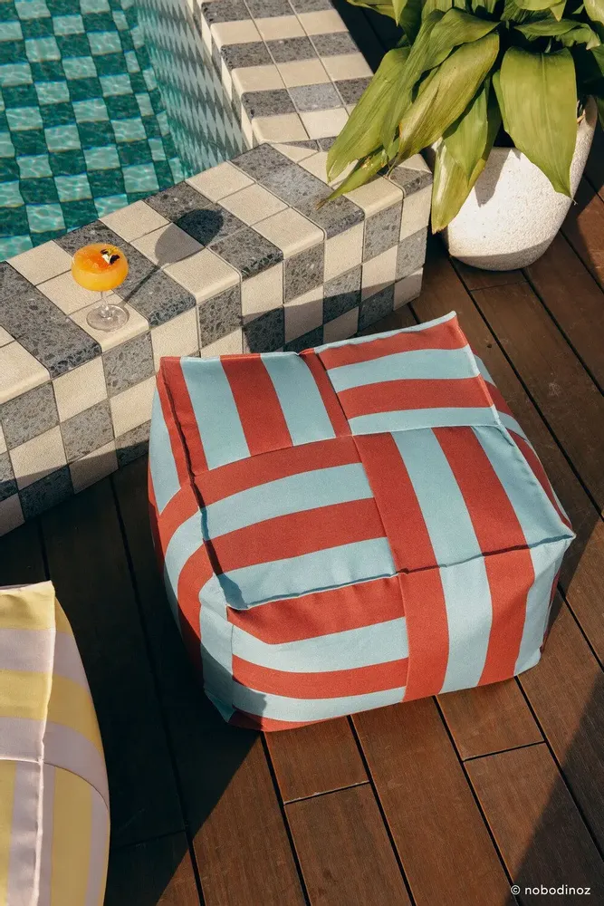 Fauteuils de jardin - Pouf d'extérieur ottoman - taille adulte - Otto - NOBODINOZ