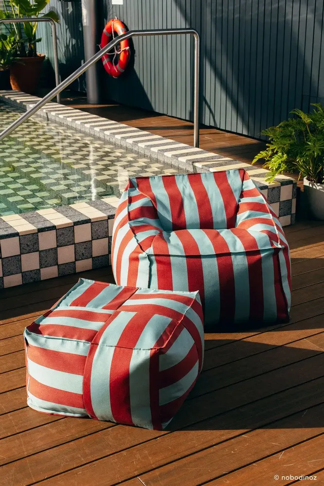 Fauteuils de jardin - Pouf d'extérieur ottoman - taille adulte - Otto - NOBODINOZ
