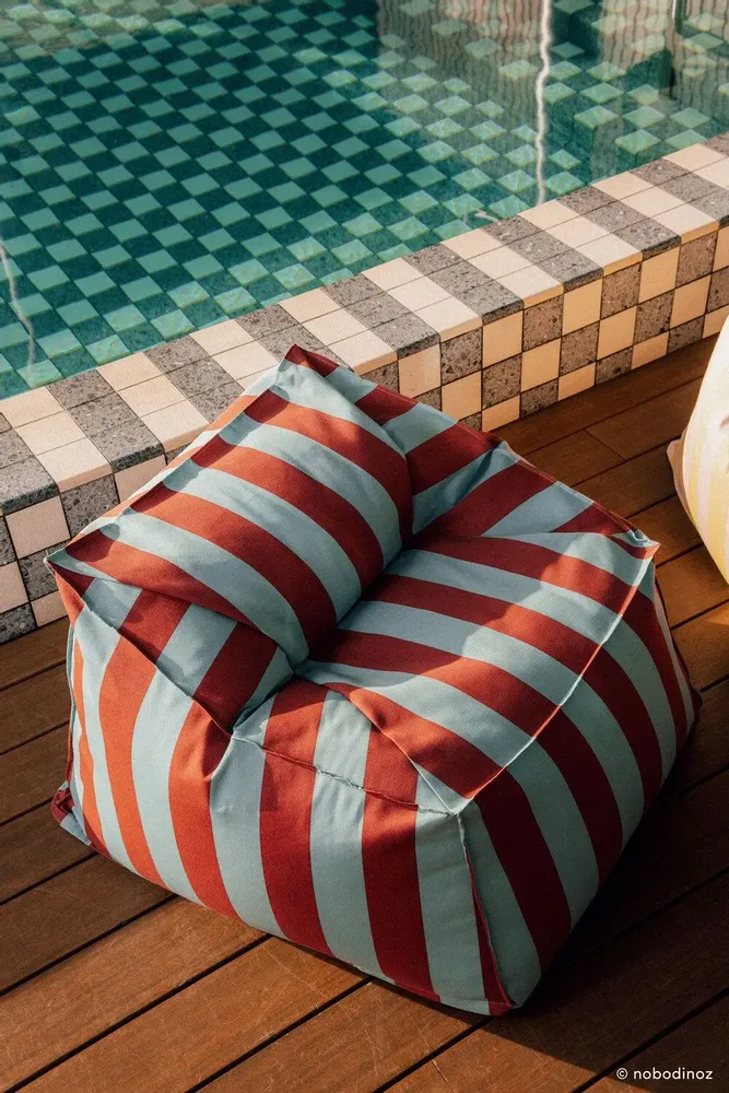 Fauteuils de jardin - Fauteuil-pouf d'extérieur - taille adulte - Lenny - NOBODINOZ