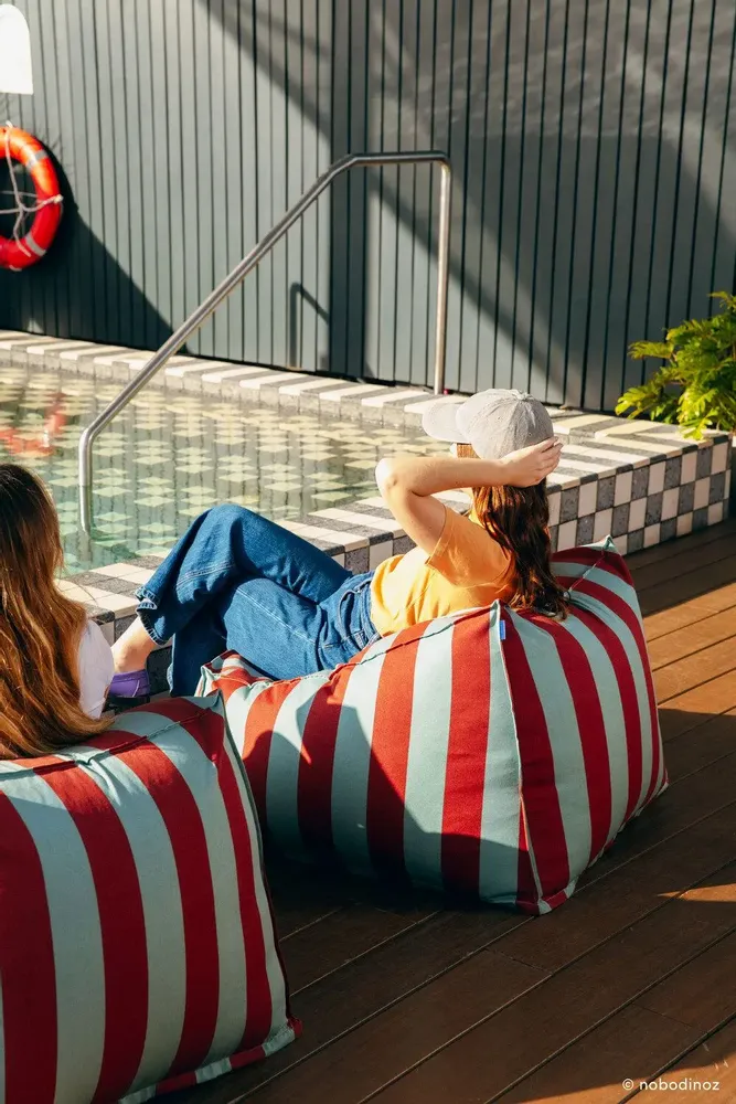 Fauteuils de jardin - Fauteuil-pouf d'extérieur - taille adulte - Lenny - NOBODINOZ