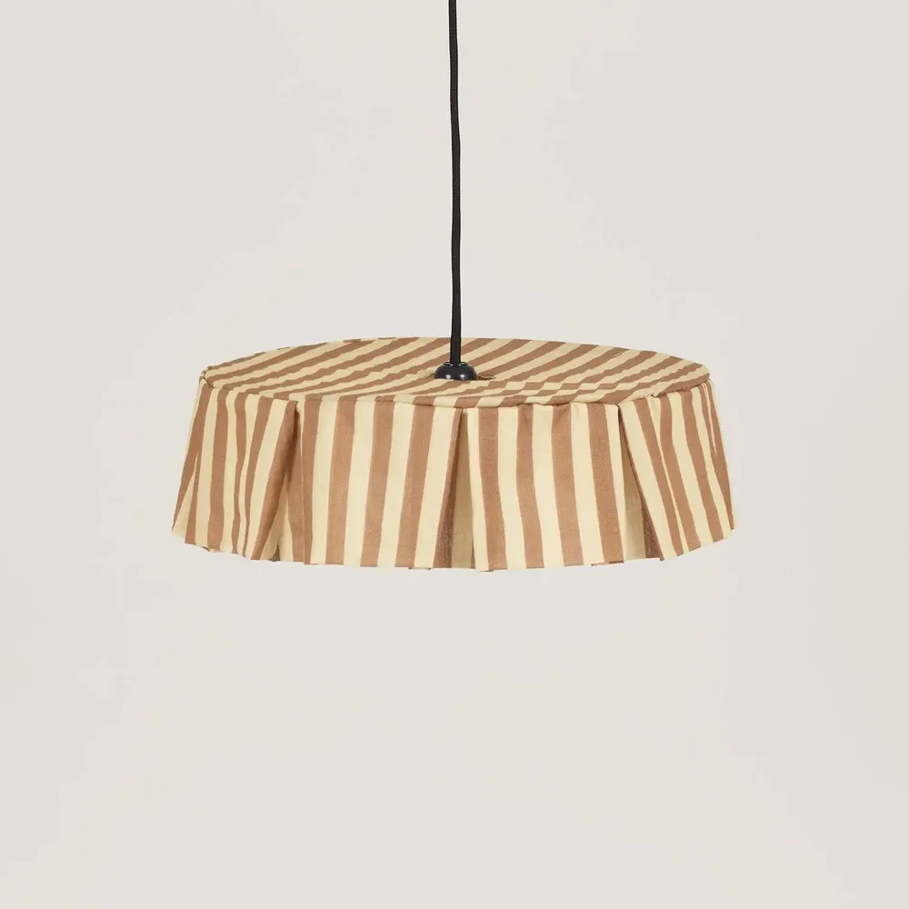 Abat-jours - Abat-jour pour suspension en voile de coton diam. 40 cm - Vibes - NOBODINOZ