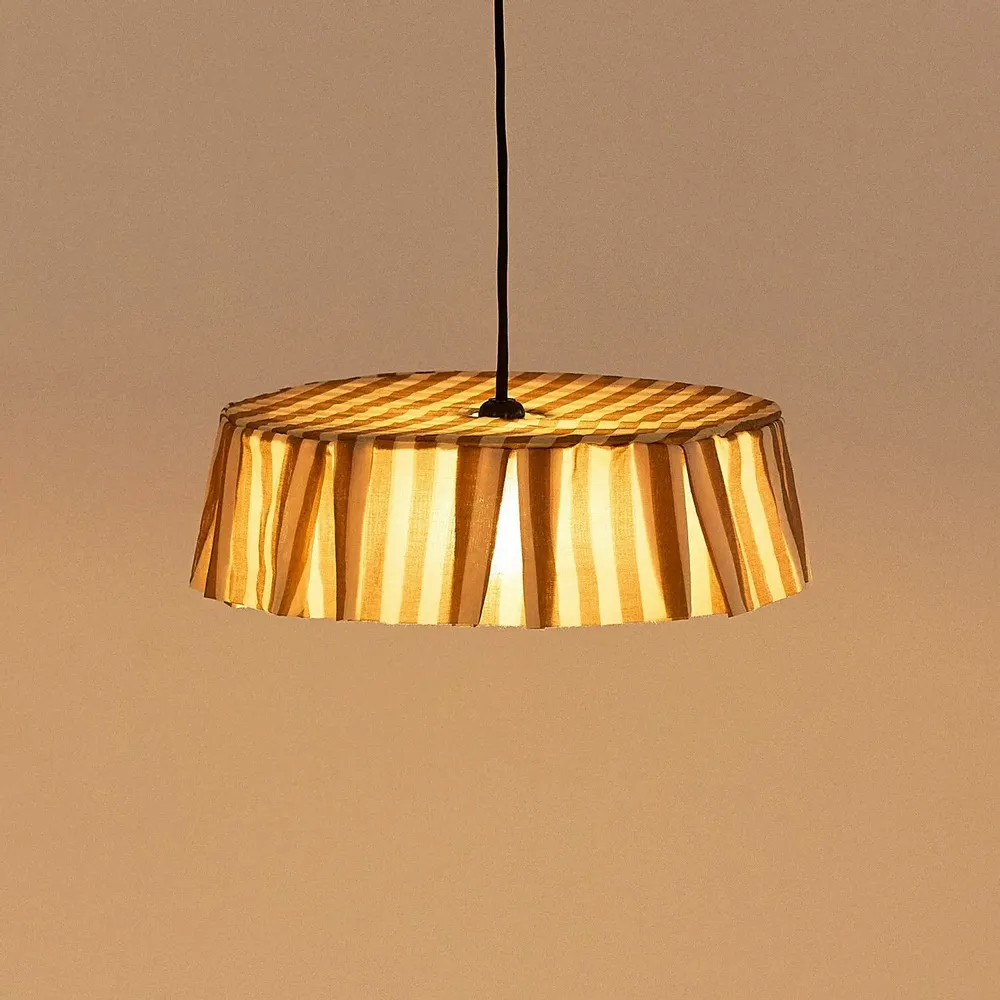 Abat-jours - Abat-jour pour suspension en voile de coton diam. 40 cm - Vibes - NOBODINOZ