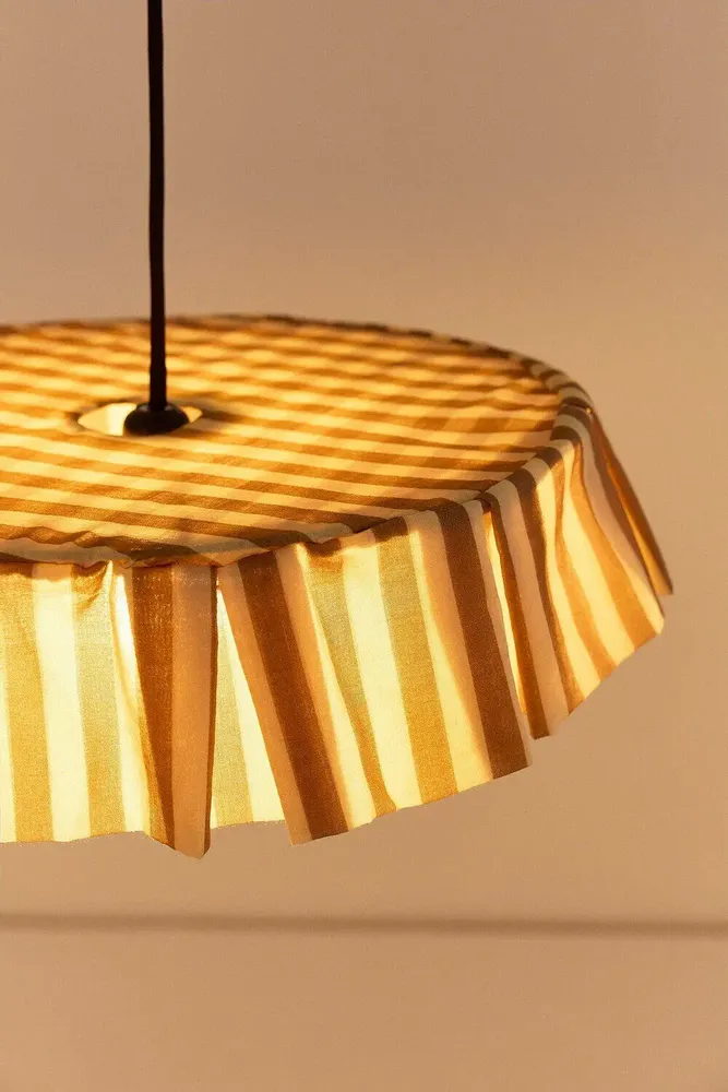 Abat-jours - Abat-jour pour suspension en voile de coton diam. 40 cm - Vibes - NOBODINOZ