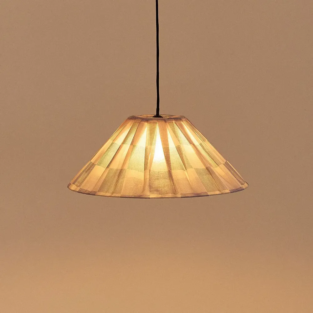 Abat-jours - Abat-jour plissé pour suspension 50 cm Ava - NOBODINOZ