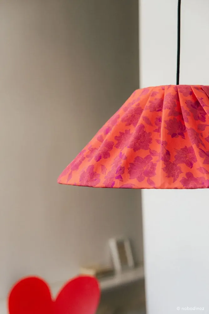 Blinds - Pleated pendant lampshade diam. 50cm Ava - NOBODINOZ