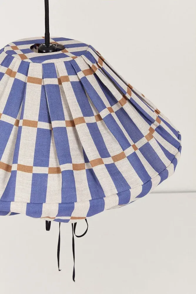 Abat-jours - Abat-jour pour suspension en lin français diam. 50cm Yumi - NOBODINOZ