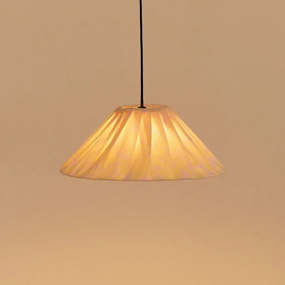 Abat-jours - Abat-jour plissé pour suspension 50 cm Ava - NOBODINOZ