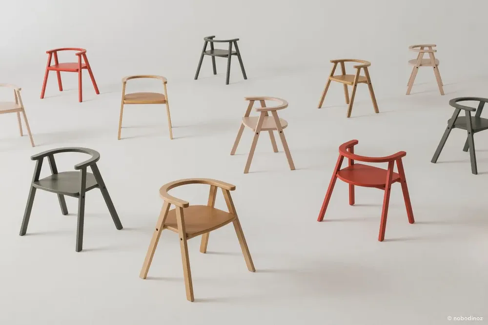 Children's tables and chairs - kid's chair Growing Green - NOBODINOZ