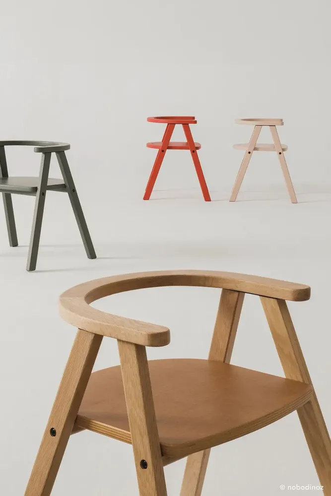 Children's tables and chairs - kid's chair Growing Green - NOBODINOZ