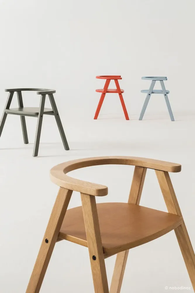 Children's tables and chairs - kid's chair Growing Green - NOBODINOZ