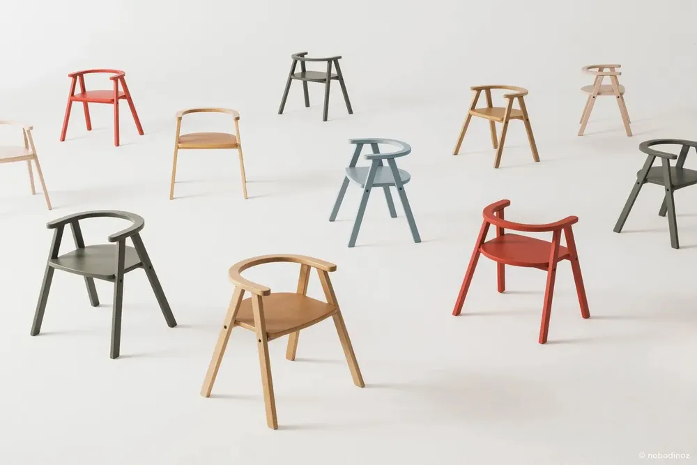 Children's tables and chairs - kid's chair Growing Green - NOBODINOZ