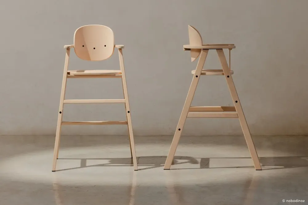 Tables et chaises pour enfant - Chaise haute évolutive 3 en 1 Growing Green - NOBODINOZ