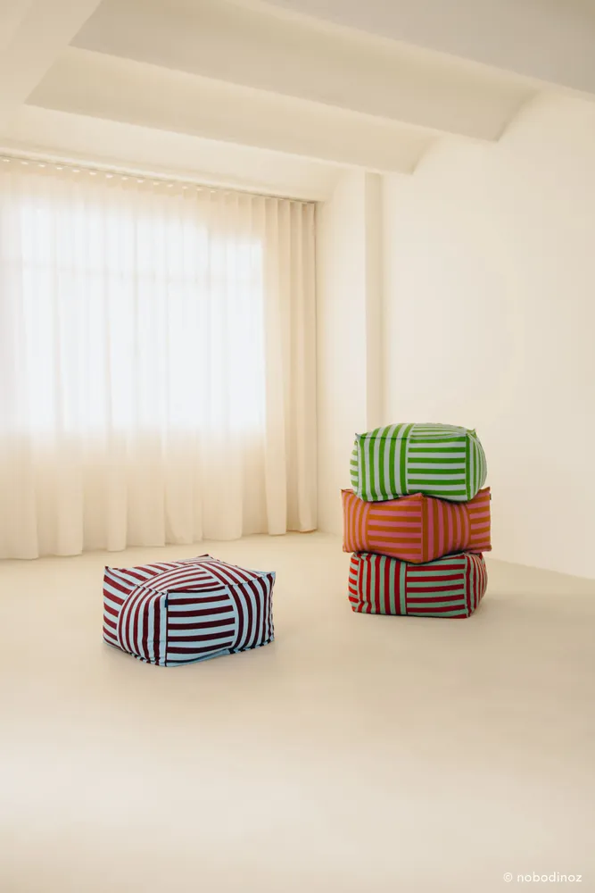 Poufs - Pouf ottoman - taille adulte - Otto - NOBODINOZ