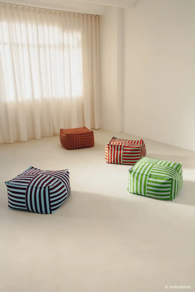 Poufs - Pouf ottoman - taille adulte - Otto - NOBODINOZ