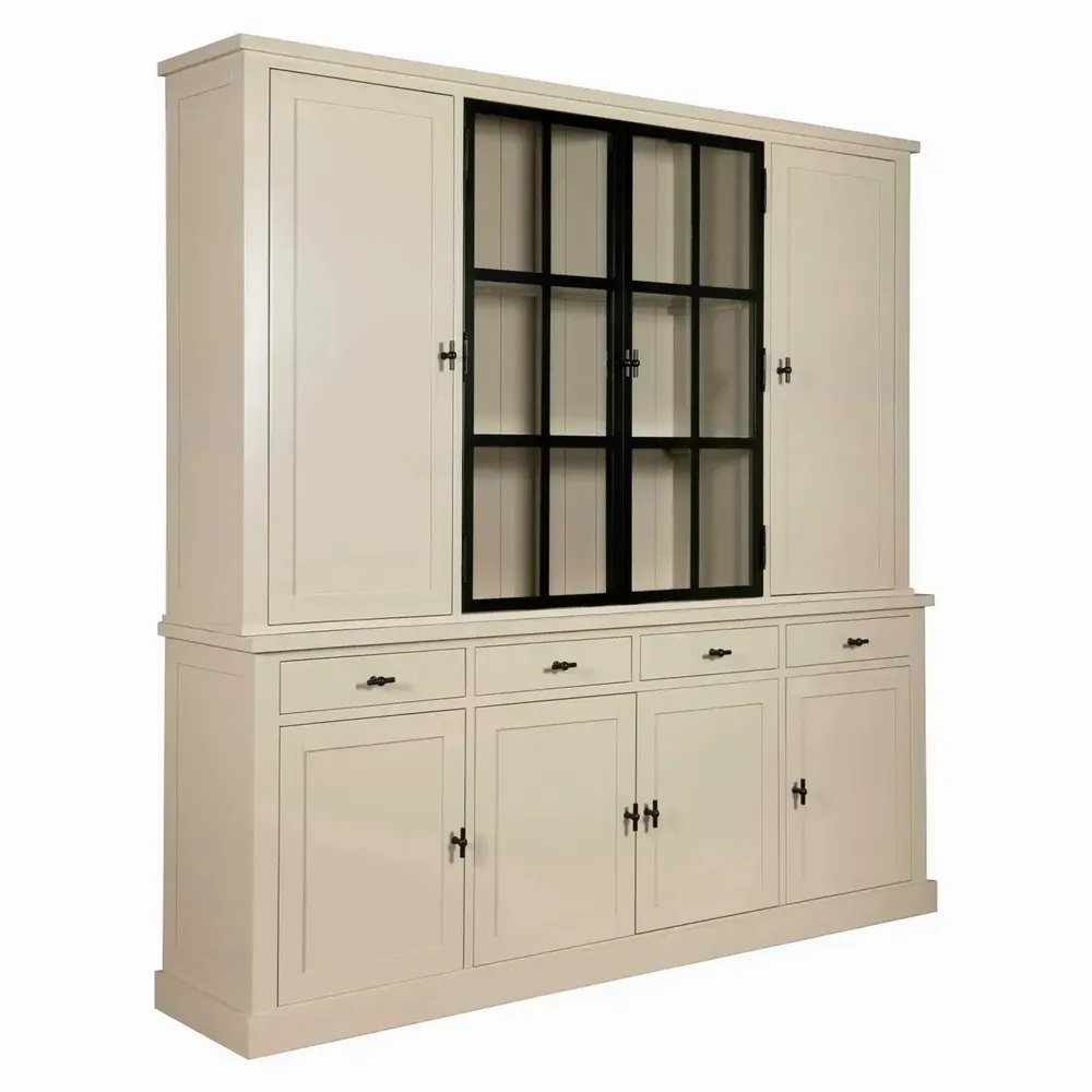 Boîtes de rangement  - Vitrine Kubic Metal 2x4 portes 4 tiroirs - XO INTERIORS