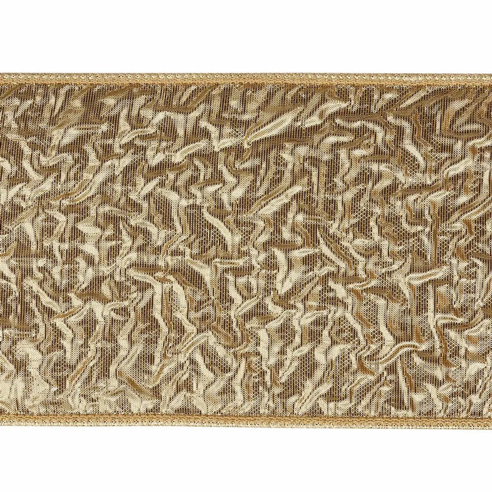 Other Christmas decorations - METALL.DUP.TEXTURED RIBBON GLD 10CM/5Y - GOODWILL M&G