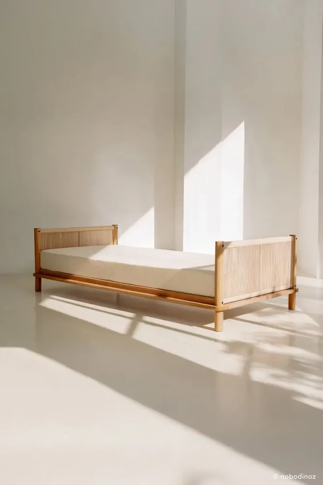 Lits - Lit individuel en chêne massif Latitude - NOBODINOZ