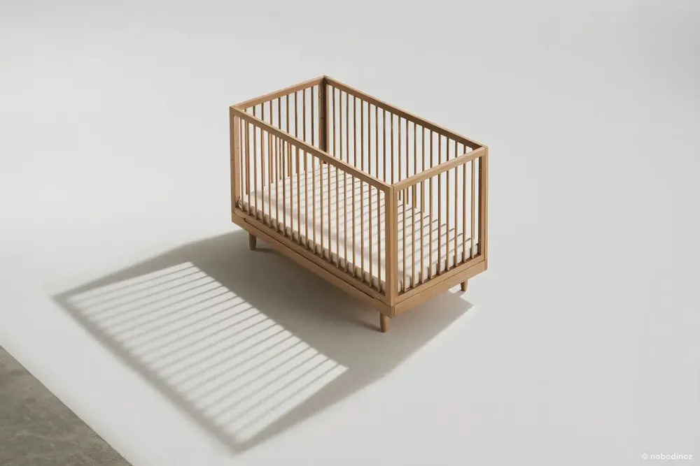Lits - Lit bébé évolutif en chêne massif Pure - NOBODINOZ