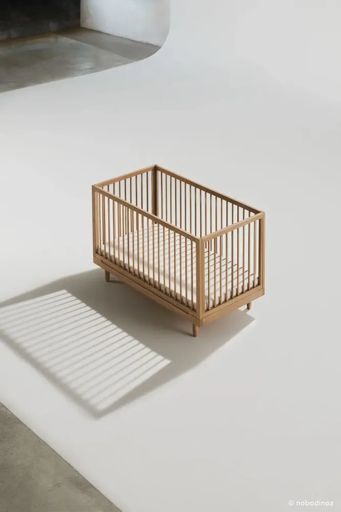 Lits - Lit bébé évolutif en chêne massif Pure - NOBODINOZ