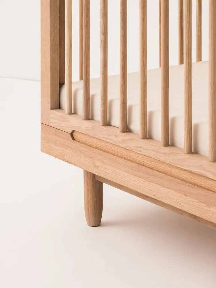 Lits - Lit bébé évolutif en chêne massif Pure - NOBODINOZ