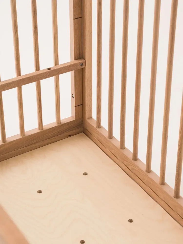 Lits - Lit bébé évolutif en chêne massif Pure - NOBODINOZ
