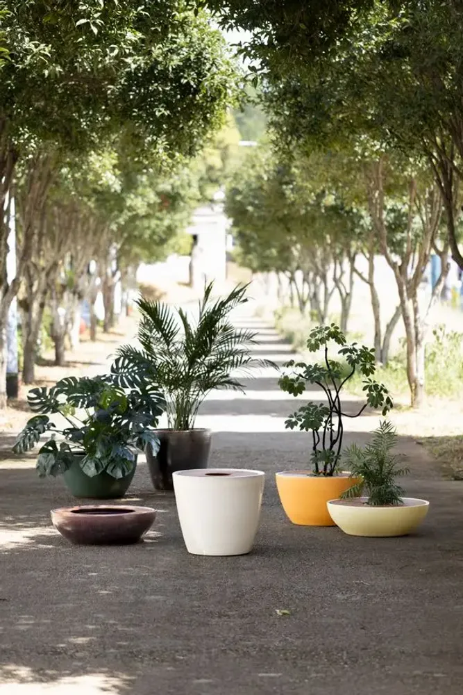 Pots de fleurs - Disc Planters - WL CERAMICS