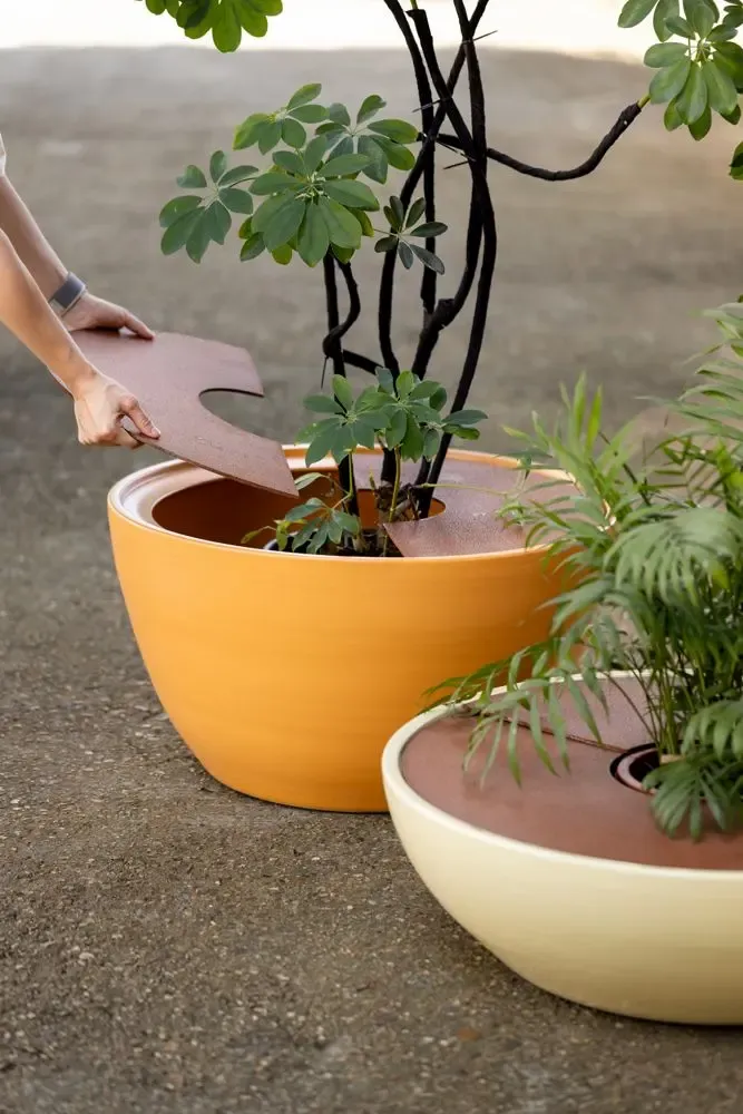 Pots de fleurs - Disc Planters - WL CERAMICS