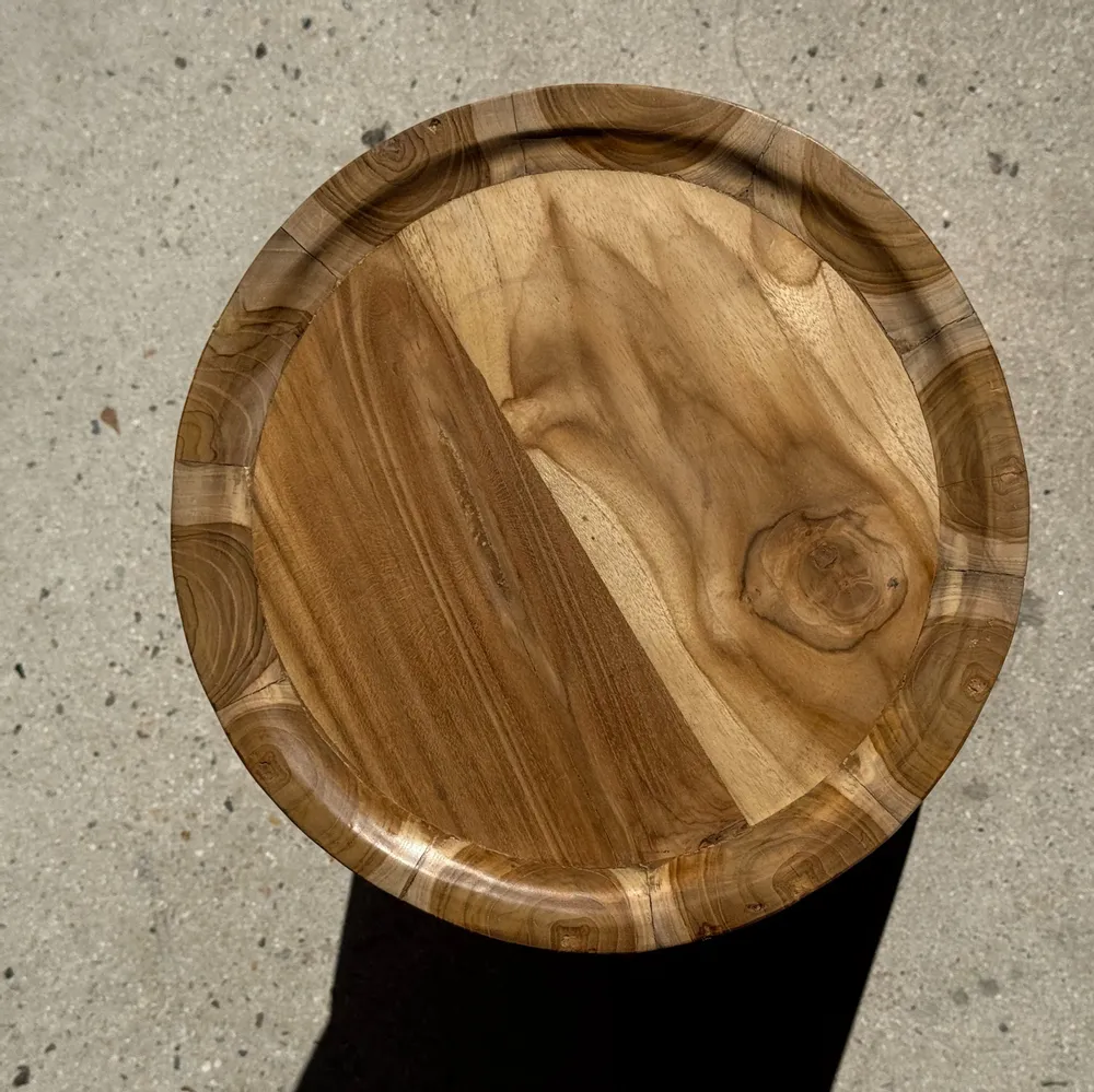 Tabourets - Table d'appoint ou tabouret circulaire en suar H51 D35 - OFFICE OBJETS