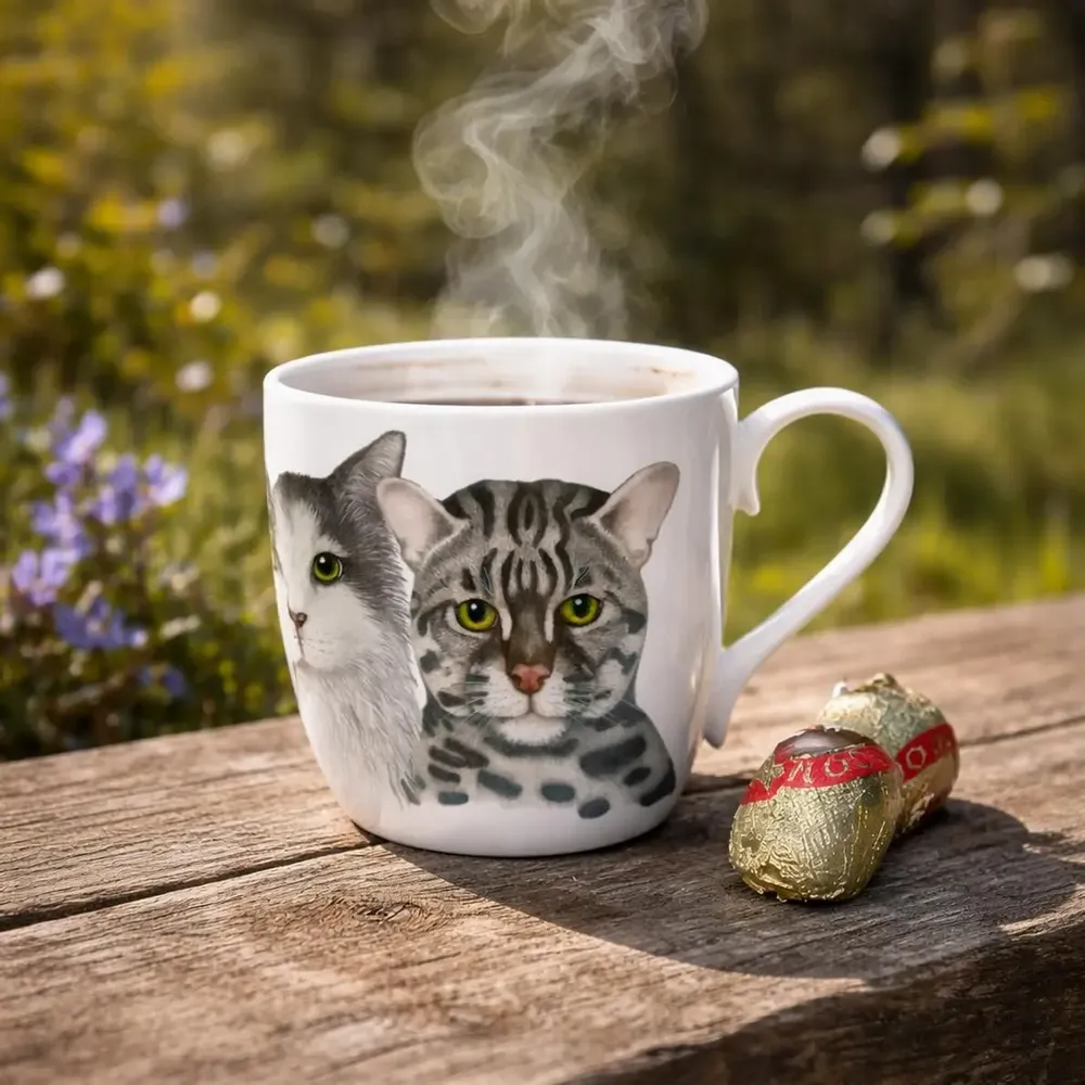 Tasses et mugs - Mug en porcelaine fine - CHARLOTTE NICOLIN