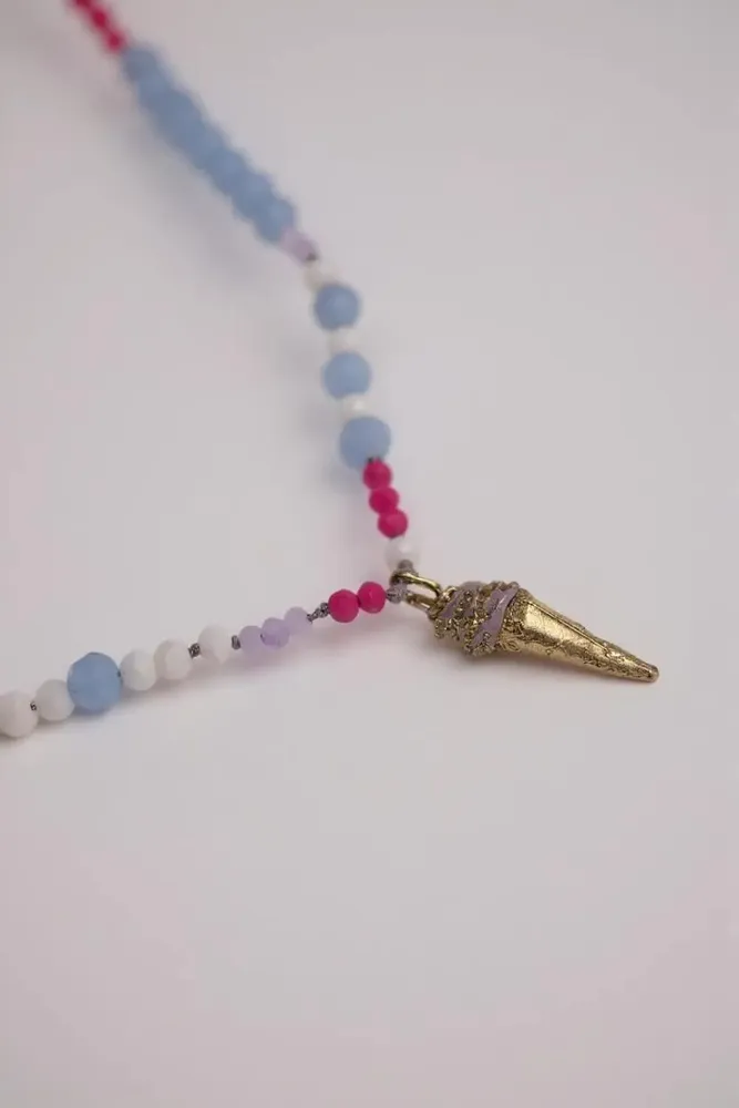 Jewelry - Ice Cream Beaded Necklace - CÂPÂ JEWELRY