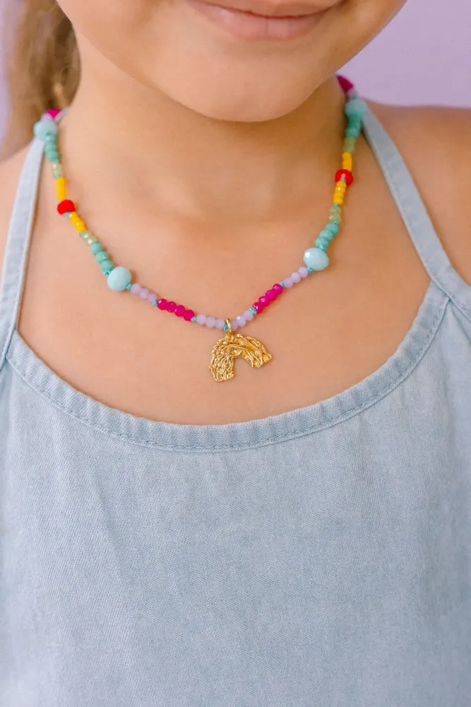 Jewelry - Rainbow Beaded Necklace - CÂPÂ JEWELRY