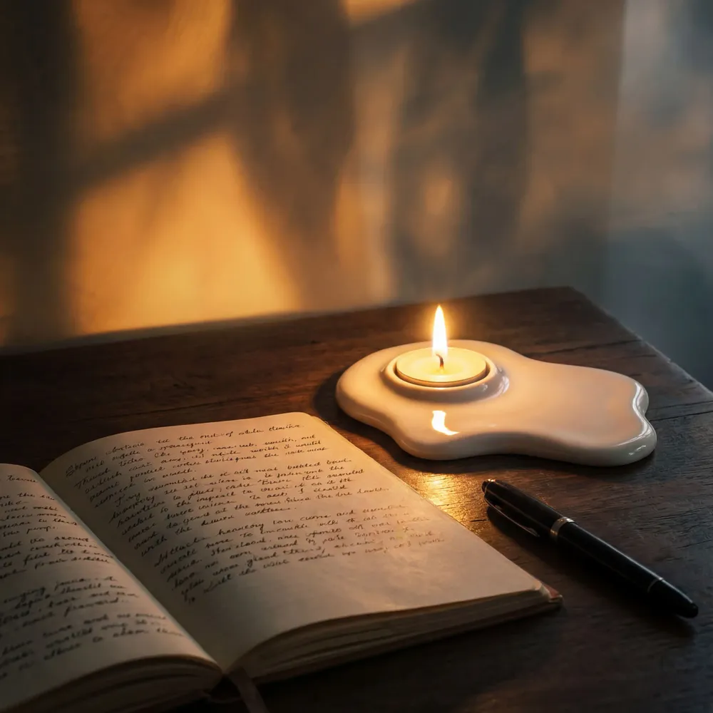 Bougeoirs et photophores  - ALCHEMY Photophore – Blanc Lacté - BIBAH