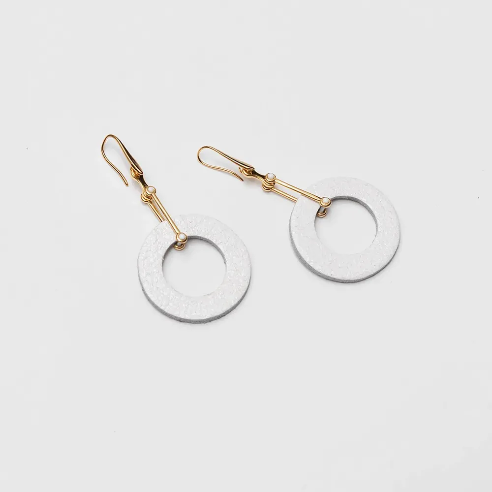 Bijoux - Boucles d'oreilles Pendulum Circles - C.KARAKALPAKI